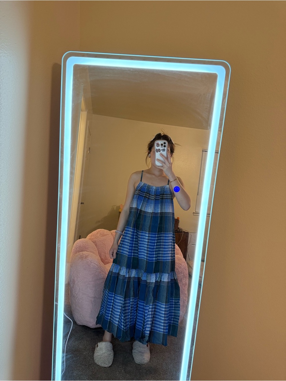Muji Blue Maxi Dress
